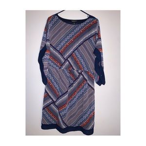 Boho Chic Ruffle Sleeve Dress